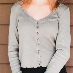 army green american eagle top!